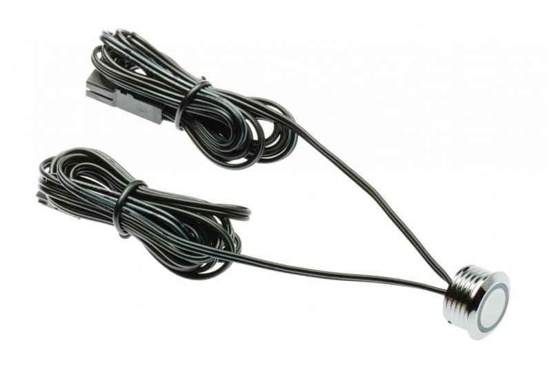 Aanraakschakelaar, dimbaar, 12 V DC, max. 20 W, kabel 1500 mm, verchroomd 1208958723 - Set van 2