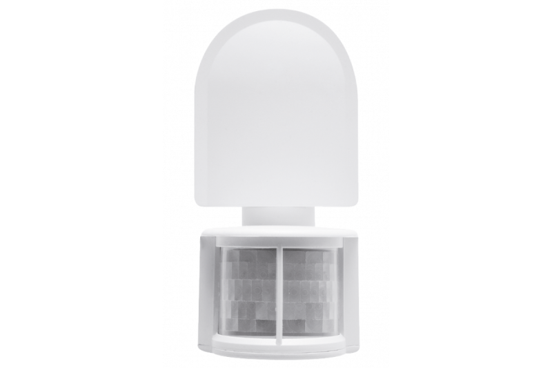 Bewegingsmelder CR-2, max. 1200 W, AC 220-240 V, 50/60 Hz, hoek 180°, bereik 8 m ± 1,8-2,5 m, IP44, niet geschikt voor LED, opbouwmontage, witte behuizing 1208959124 - Set van 2