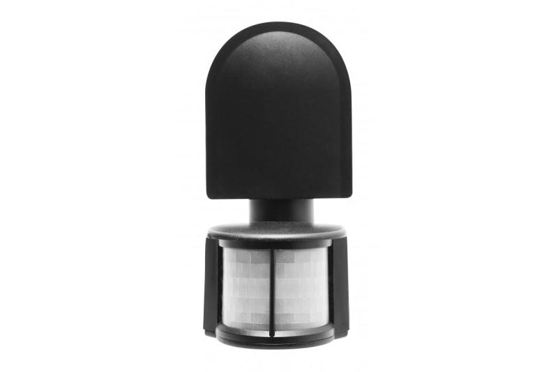 Bewegingsdetector CR-2, max. 1200 W, AC 220-240 V, 50/60 Hz, hoek 180°, bereik 8 m ± 1,8-2,5 m, IP44, niet geschikt voor LED, opbouwmontage, zwarte behuizing 1208959125 - Set van 2