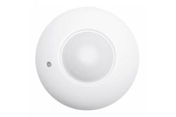 Bewegingsdetector CR-3, max. 1200 W, AC 220-240 V, 50/60 Hz, hoek 360°, bereik 6 m ± 2,2-4 m, IP20, niet geschikt voor LED, opbouwmontage, witte behuizing 1208959126 - Set van 2