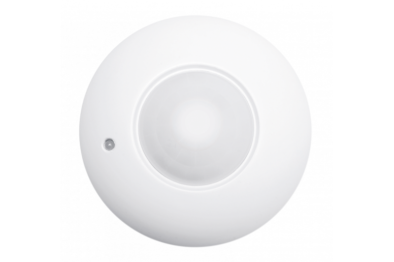 Bewegingsdetector CR-3, max. 1200 W, AC 220-240 V, 50/60 Hz, hoek 360°, bereik 6 m ± 2,2-4 m, IP20, niet geschikt voor LED, opbouwmontage, witte behuizing 1208959126 - Set van 2