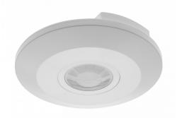 Bewegingsmelder CR-3 MINI, max. 2000 W, AC 220-240 V, 50/60 Hz, hoek 360°, bereik 6 m ± 2,2–4 m, IP20, met LED, opbouwmontage, witte behuizing 1208959128 - Set van 2