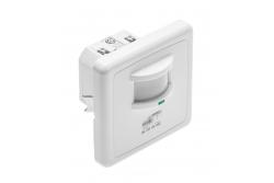 Bewegingsmelder CR-4 LED, min. 40 W, max. 500 W, AC 220-240 V, 50/60 Hz, hoek 160°, bereik 12 m ± 1-2,5 m, IP20, werkt met LED, inbouwmodel, witte behuizing 1208959130 - Set van 2