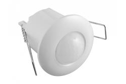 Bewegingsmelder CR-5 MINI max. 800 W, AC 220-240 V, 50/60 Hz, hoek 360°, bereik 6 m ± 2,5-4 m, IP20, met LED, inbouwmodel, witte behuizing 1208959132 - Set van 2