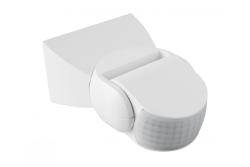 Bewegingsdetector CR-9, max. 1200 W, AC 220-240 V, 50/60 Hz, hoek 180°, bereik 2-8 m ± 1,8-2,5 m, IP65, met LED, opbouwmontage, witte behuizing 1208959136 - Set van 2