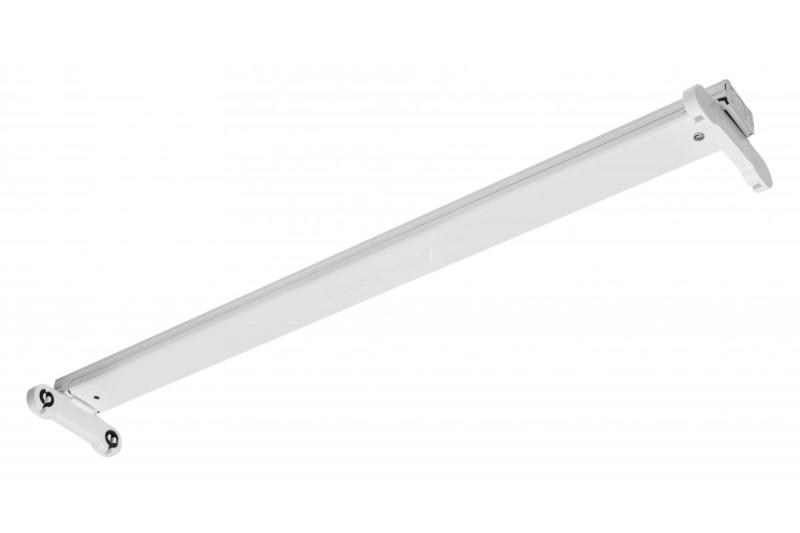 G-TECH-armatuur voor T8-LED-lampen OSL SLIM-2x120 T8 LED-J, G13, AC 220-240 V, 50/60 Hz, IP20, opbouwmontage, wit 1208959212 - Set van 3