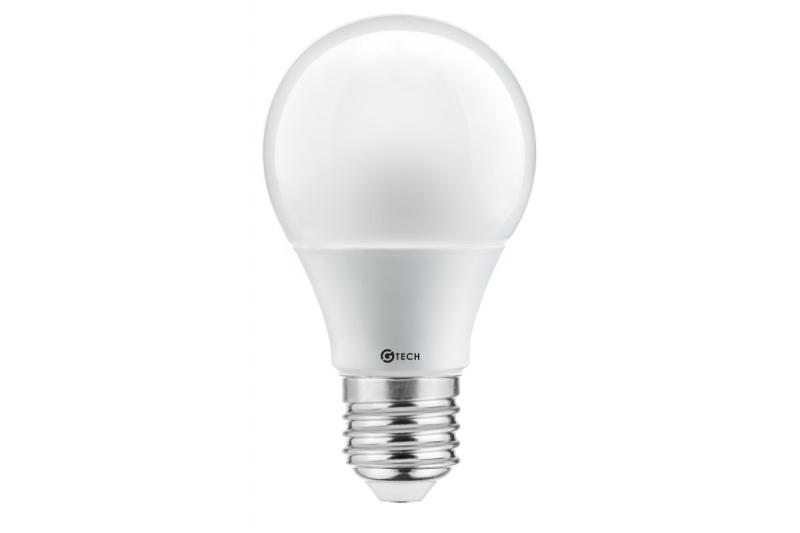 G-TECH LED-lichtbron, A60, SMD2835, E27, 6 W, 470 lm, 52 mA, AC 220-240 V, 200°, 3000 K 1208959217 - Set van 10