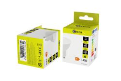 G-TECH LED-lichtbron, A-G, 4,9 W, 6400 K, GU10, AC 220-240 V, 50-60 Hz, 120°, 410 lm, 53 mA 1208959224 - Set van 9