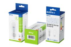 G-TECH LED-lamp 12 W, A60, SMD2835, E27, 12 W, 1100 lm, 104 mA, AC 220-240 V, 200°, 4000 K 1208959226 - Set van 6