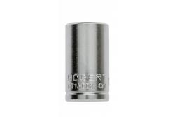 Hoegert Socket 1/4" zeshoekige metrische 5 mm CrV50BV30 DIN 3124 AS-aandrijving. 1208959348 - Set van 17