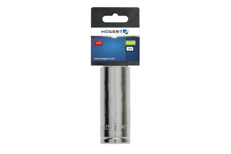 Hoegert Zeskant inbussleutel 3/8" 6 mm lang CrV 1208959359 - Set van 9