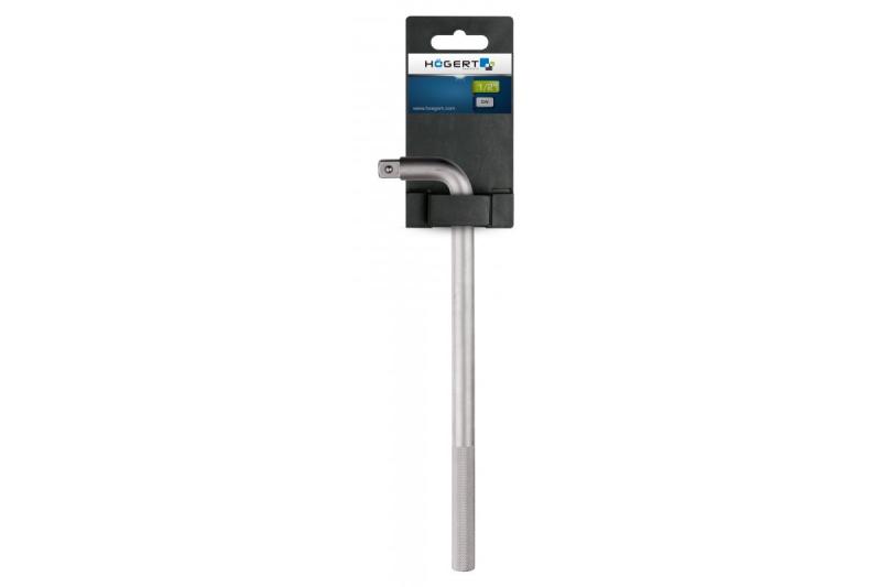 Hoegert 1/2" dopsleutel L-vormige verlengingshandgreep sleutel van 254 mm lang CrV 1208959461 - Set van 2