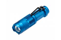 Hoegert Aluminium zaklamp 1*AA/1*14500 3,7V (zonder batterij) 5W 250lm IP20 200m - Set van 2