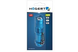 Hoegert Aluminium zaklamp 1*AA/1*14500 3,7V (zonder batterij) 5W 250lm IP20 200m - Set van 2