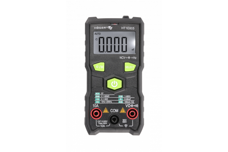 Hoegert Slimme multimeter Alles-in-één 1208959484 - Set van 2