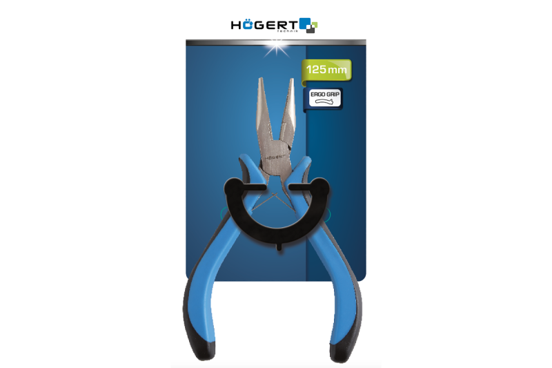 Hoegert Precisie gebogen tangen 130 mm 1208959518 - Set van 3