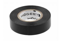 Hoegert Isolatietape 0,13 mm x 19 mm x 20 m zwart 1208959567 - Set van 11