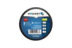 Hoegert Isolatietape 0,13 mm x 19 mm x 20 m zwart 1208959567 - Set van 11