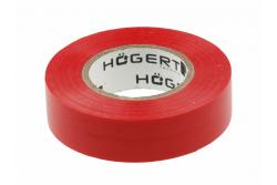 Hoegert Isolatietape 0,13 mm x 19 mm x 20 m rood 1208959568 - Set van 12
