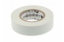 Hoegert Isolatietape 0,13 mm x 19 mm x 20 m wit 1208959571 - Set van 11