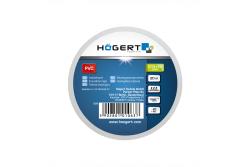 Hoegert Isolatietape 0,13 mm x 19 mm x 20 m wit 1208959571 - Set van 11