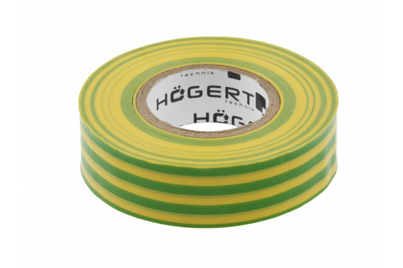 Hoegert Isolerende tape PVC geel-groen 1208959572 - Set van 10