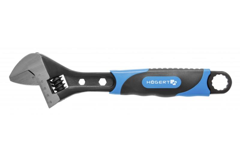 Hoegert Verstelbare moersleutel 8''/200 mm 1208959619 - Set van 2