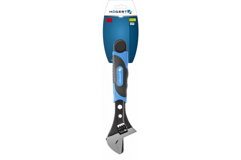 Hoegert Verstelbare moersleutel 8''/200 mm 1208959619 - Set van 2
