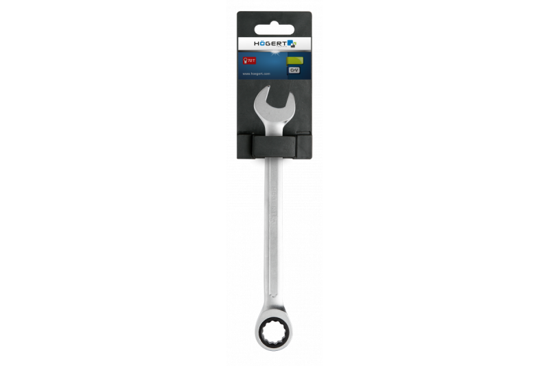 Hoegert Combinatieratelsteeksleutel van CrV-staal 12 mm 72T. 1208959680 - Set van 3