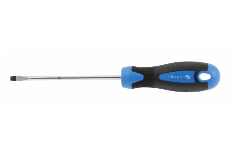 Hoegert Gleufschroevendraaier 4 x 100 mm van S2 staal 1208959757 - Set van 7