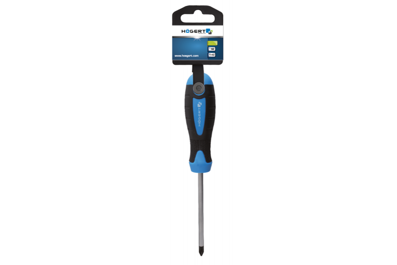 Hoegert Schroevendraaier PZ0 75 mm S2 staal 1208959769 - Set van 8