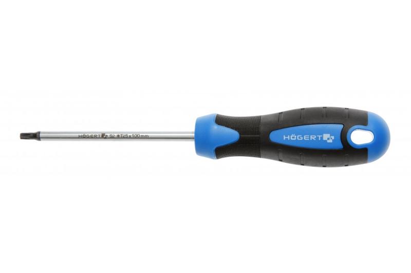 Hoegert Schroevendraaier torx T30 100 mm S2 staal 1208959778 - Set van 6