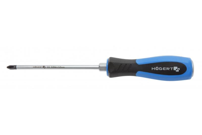 Hoegert Sloop schroevendraaier PH2 125 mm CrV staal 1208959782 - Set van 4