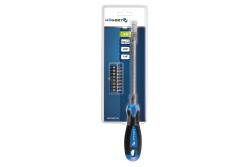 Hoegert Flexibele schroevendraaier met verwisselbare bits 1208959784 - Set van 2