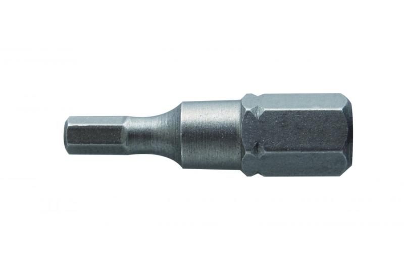 Hoegert Schroevendraaierbits HEX3 HEX4 Mix 25 mm S2 staal slank 2-stuks blister 1208959889 - Set van 13