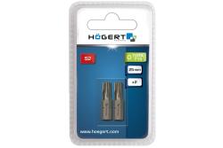 Hoegert Screwdriver bit TORX 15 25 mm S2 steel 2- piece blister 1208959891 - Set of 13
