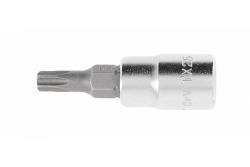 Hoegert Tamper torx bit socket met een gat 40 mm 1/4" 1208959977 - Set van 8