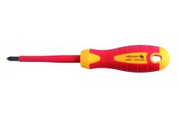 Hoegert Geïsoleerde schroevendraaier PZ0 60 mm 1000 V S2 staal 1208960024 - Set van 7