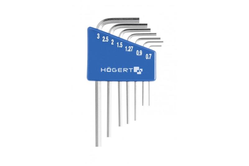 Hoegert Precisie inbussleutelset 7 stuks 1208960093 - Set van 4