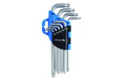 Hoegert 9-delige Torx-sleutelset van CrV-staal 1208960103 - Set van 2