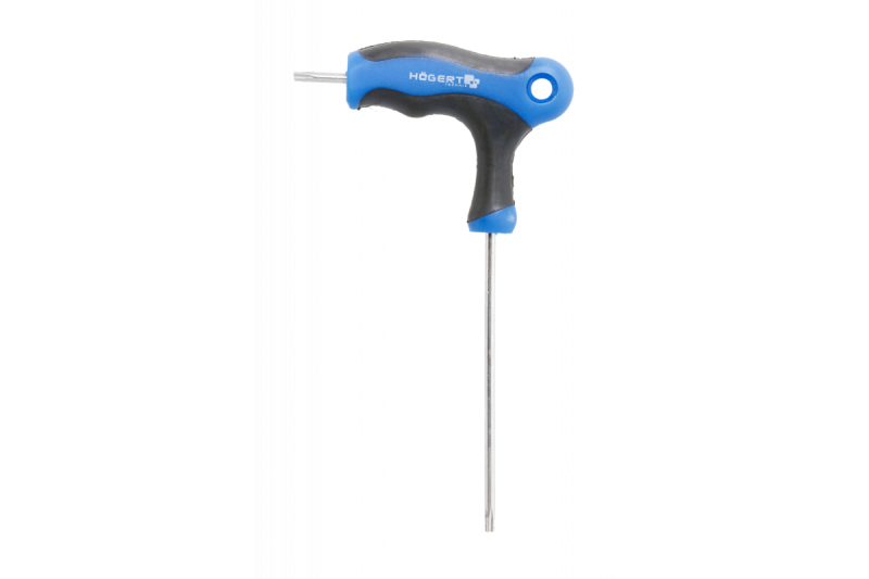 Hoegert T-type torx beveiligingssleutels lang TT10 1208960124 - Set van 7