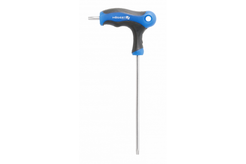 Hoegert Torx-beveiligingssleutels Type-T lang TT20 1208960126 - Set van 6