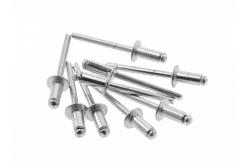 Hoegert Aluminium klinknagels 4 8x8 50 stuks 1208960162 - Set van 8