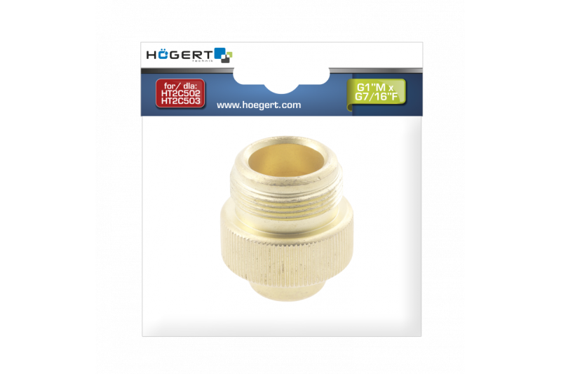 Hoegert Adapter voor propaanbranders 1208960192 - Set van 2