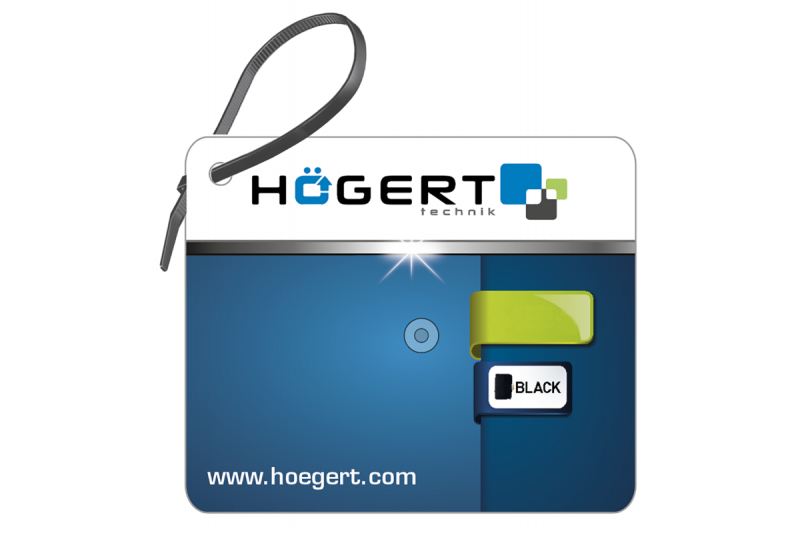 Hoegert Rubberen hamer 680 g zwart 1208960230 - Set van 2