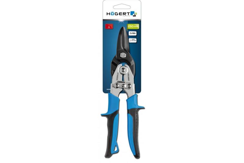 Hoegert Tin kniptang 250 mm rechte snede 1208960250 - Set van 2
