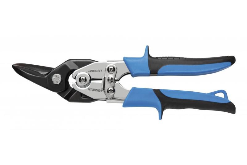 Hoegert Tin kniptang 250 mm, recht snijden 1208960252 - Set van 2