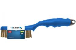 Hoegert Draadborstel met vier rijen messingdraad 1208960283 - Set van 3