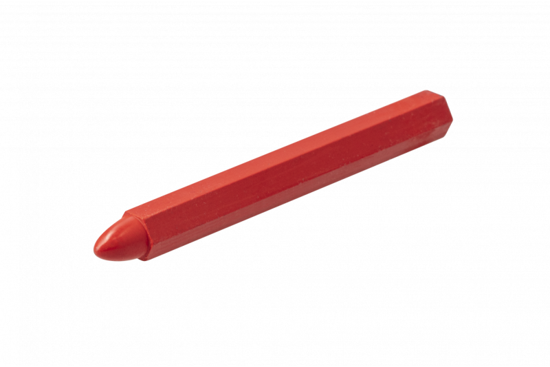 Hoegert Technische krijt rood 120 mm 12 stuks. 1208960316 - Set van 2