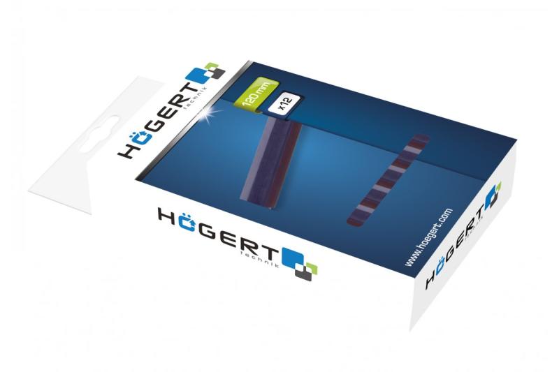 Hoegert Technisch krijt blauw 120 mm 12 stuks. 1208960317 - Set van 2